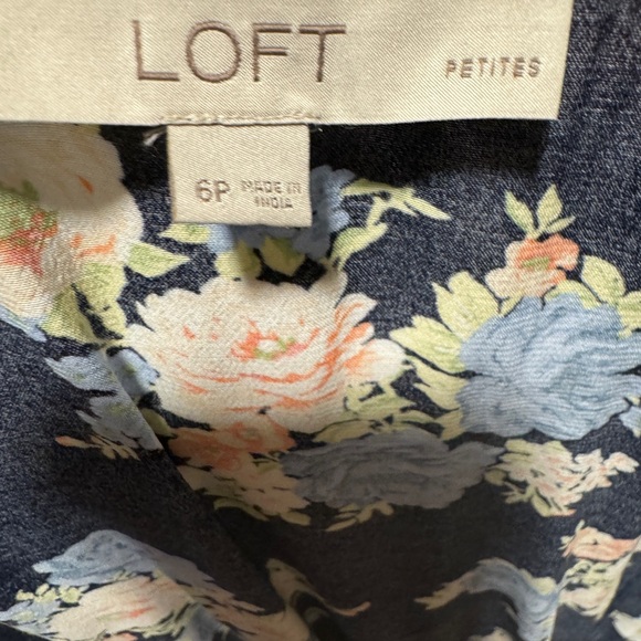 Floral Flutter V-Neck Pocket Dress size 6 - Picture 4 of 4